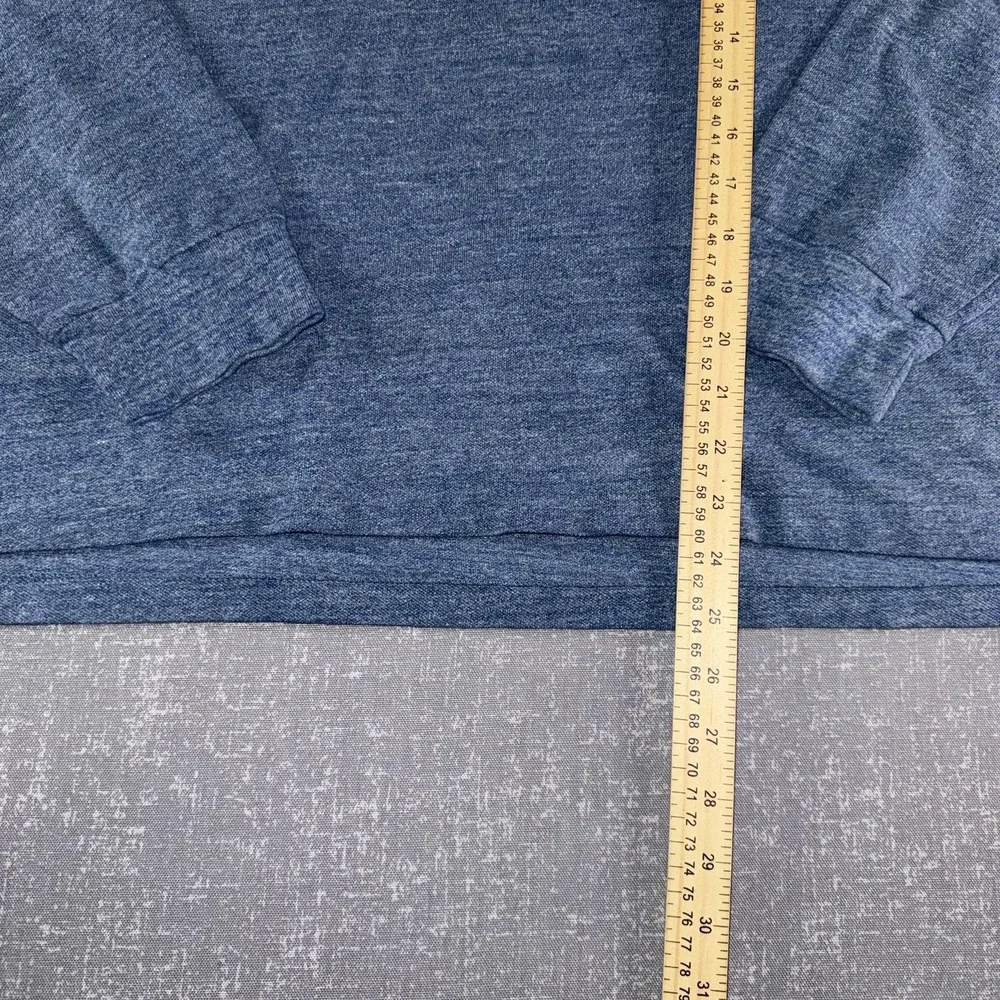 Polo Ralph Lauren Polo Shirt Mens XL Blue Long Sleeve Slim Fit Knit Casual